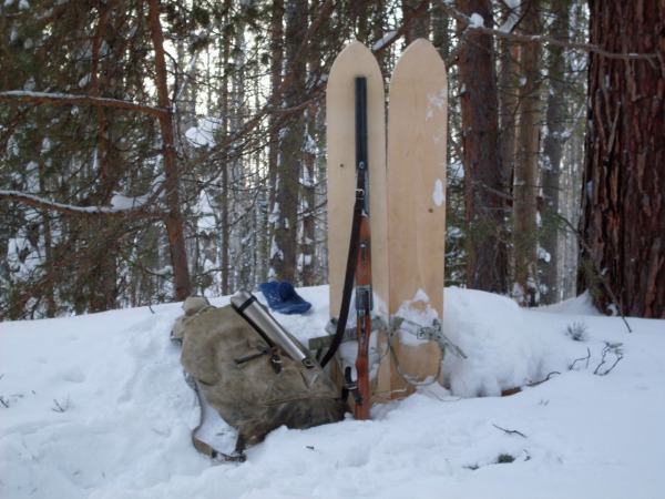 из чего сделать лыжи для охоты