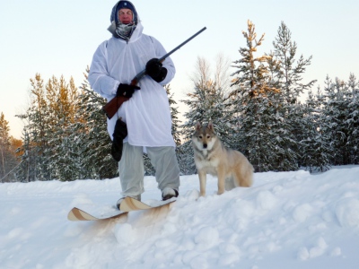 лыжи для зимней охот